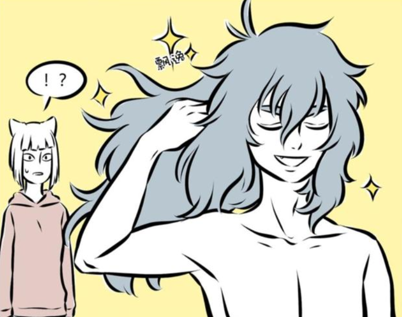 非人哉|非人哉万圣街诸位男主角变长发的样子你见过么?有的帅有的搞笑!