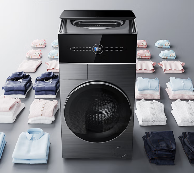 |内建双子舱,大人孩子衣物分开洗,两款分区洗衣机3799元起
