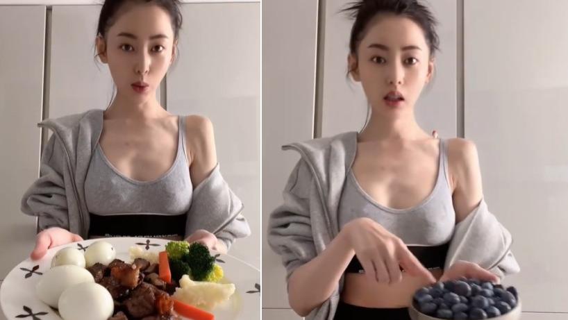 张天爱|张天爱太瘦了！肩膀瘦成“衣架”的美，反应出近乎偏执的美商追求