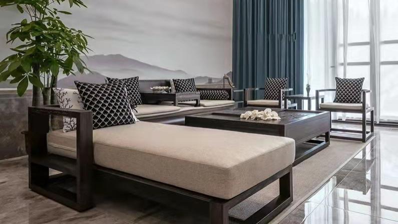 新中式风格设计案例，原木细语，匠心所致