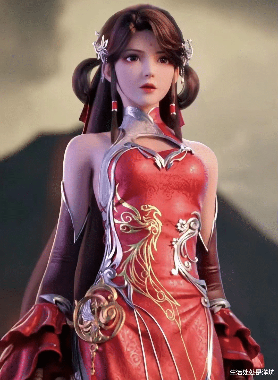 萧炎|国漫中那些战斗力爆表的红衣女神,你最喜欢谁?