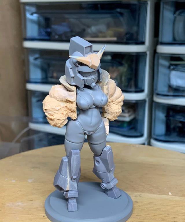 贝吉塔|吉姆、元祖高达“真机娘”模型