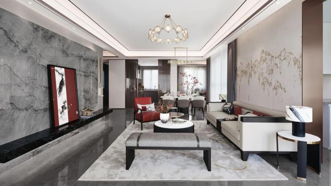 280㎡现代中式 | 暂忘尘嚣，打造治愈系居所