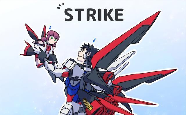 高达|高达拟人化插画，巴巴托斯、月高达还有强袭高达大家喜欢谁？