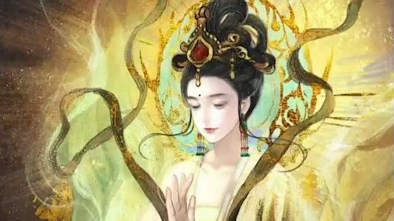 神仙谱之蔡女仙：玉剪裁月针绣天，仙人点睛赐仙缘，双凤飞舞上九天