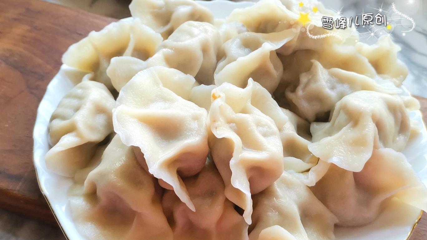 吃饺子这馅真棒，比白菜香比芹菜还鲜，御寒保暖超好吃