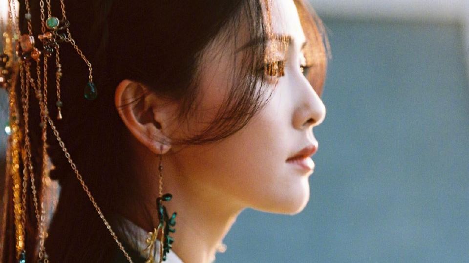 白梦妍|白鹿粉丝突破1500万，发福利了，绝美夕阳，绝美叶三