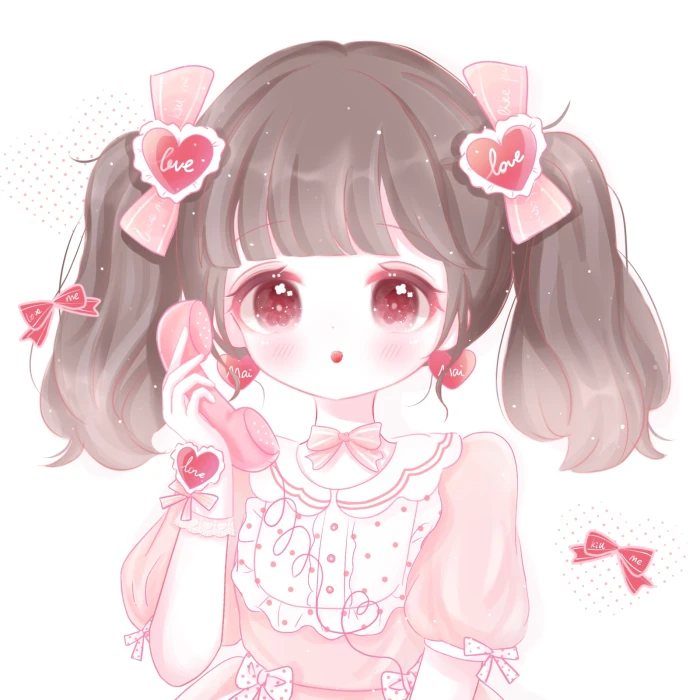 |可爱动漫闺蜜头像|这么难遇见的人，不要轻易说再见