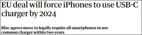 MacBook|【科学强国】欧盟将统一使用Type-C接口 苹果会让步吗?