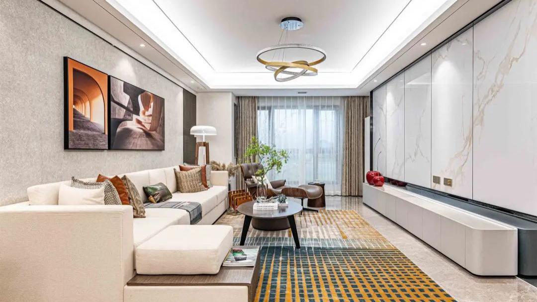 125㎡都市轻奢范，给生活该有的精致感