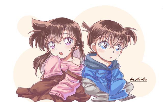 名侦探柯南|名侦探柯南：新一小兰不同风格的甜蜜日常，糖分大输出，太好磕了