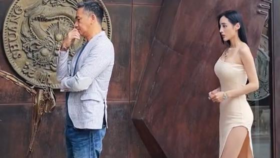 骆达华|骆达华被女网红邀请拍视频，两人互相夸奖后合影