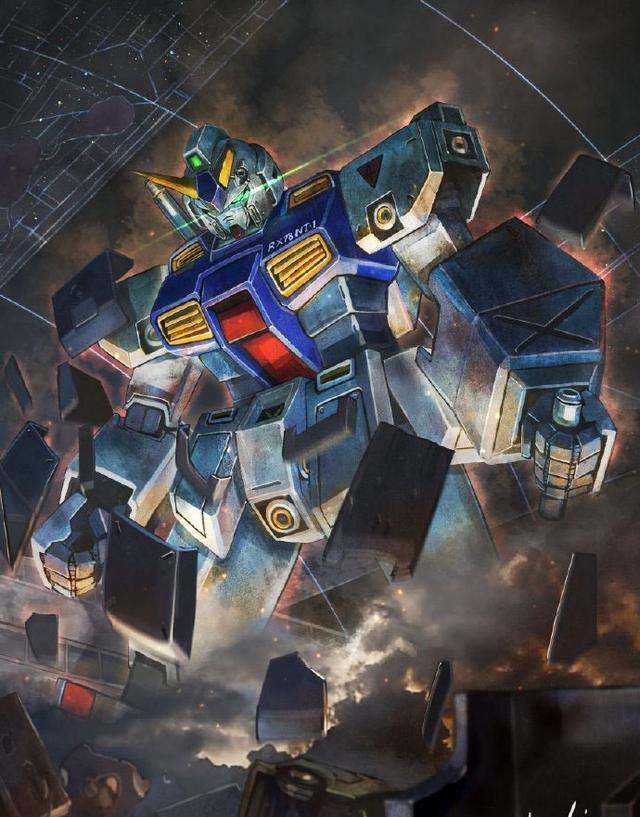 高达|NT1高达、京宝梵、伊芙利特等帅气高达周边机体插画