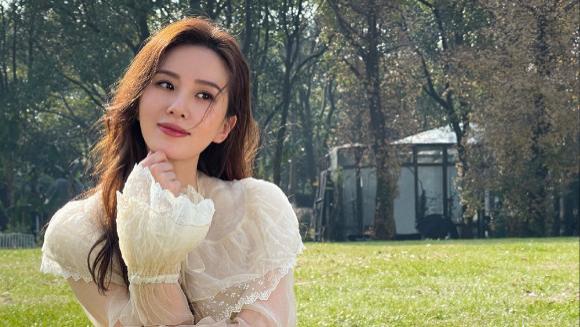 刘诗诗|有一种“贵气”叫刘诗诗，穿淡金色纱裙气质优雅，真是又美又迷人