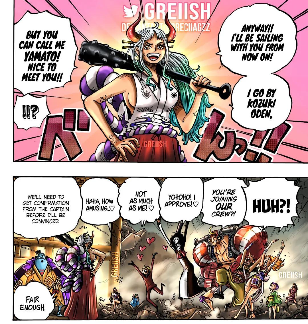 海賊王|海賊王1052話情報：標題是新的早晨，海軍大將綠牛前往和之國