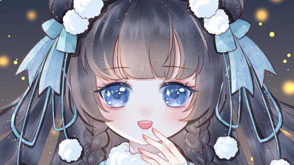 acgn漫评|动漫女生头像|喜欢雪是因有你的日子