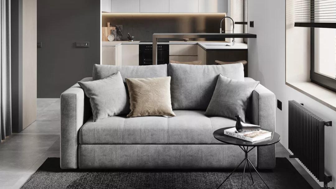 高级灰一居室，空间小卧室就这样设计！