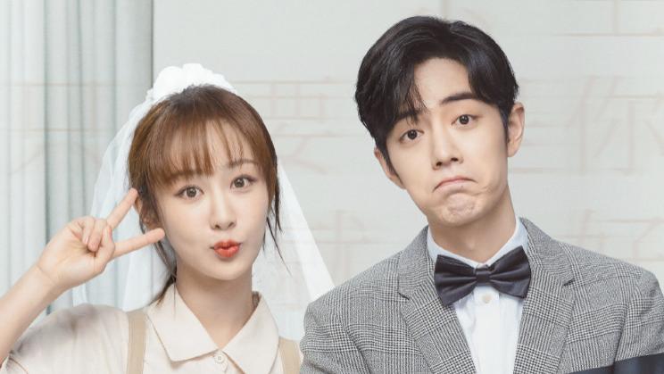 肖战|余生夫妇婚纱照曝光，杨紫戴头纱与肖战卖萌，大秀婚戒幸福洋溢