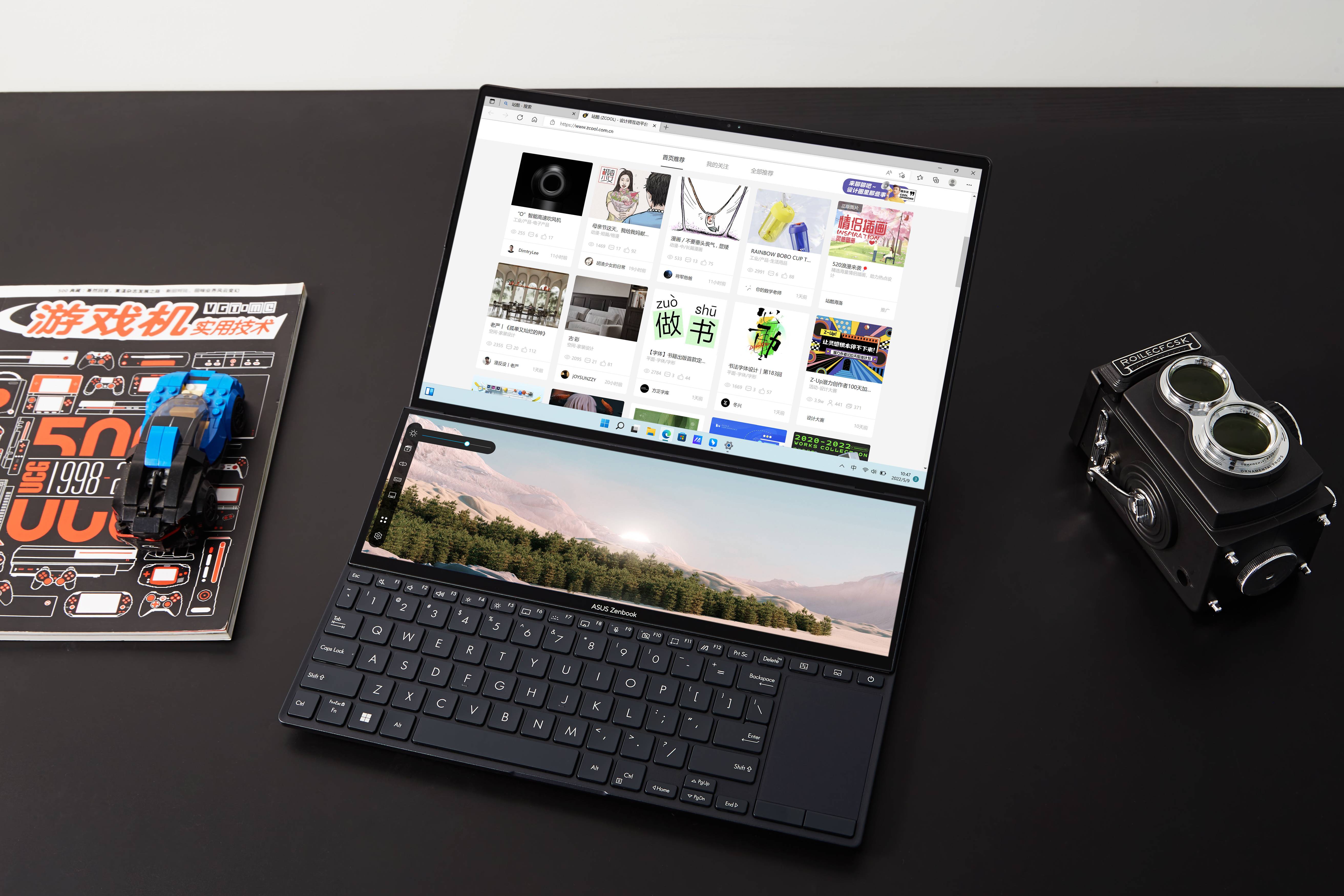 华硕灵耀|双屏视界!设计本用华硕灵耀X 双屏Pro 2022,开启创作新体验