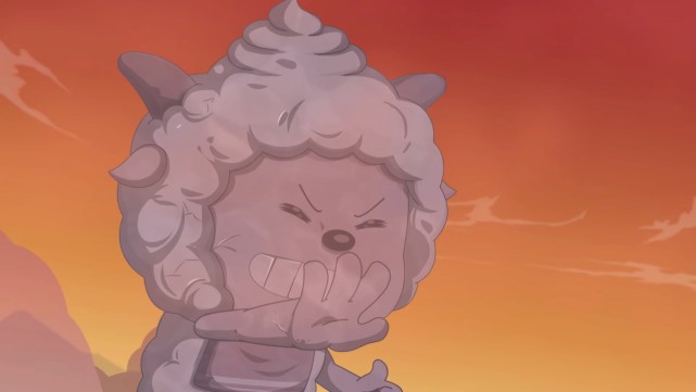 沸羊羊|喜羊羊：力将军原来是妙狗国的王子，懒羊羊表现出色，却变成雕像