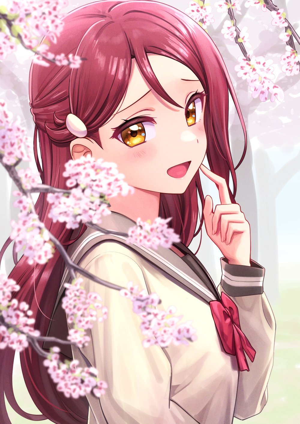 同人|甜美可爱的美少女插画，充满青春活力的同时又很有仙气