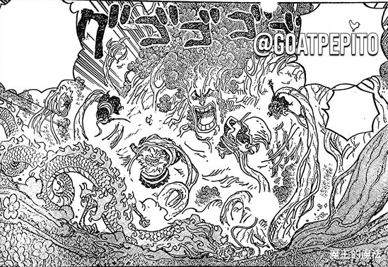 海贼王|海贼王1055话：绿牛嘲笑桃之助能力山寨，面子果实却威力十足