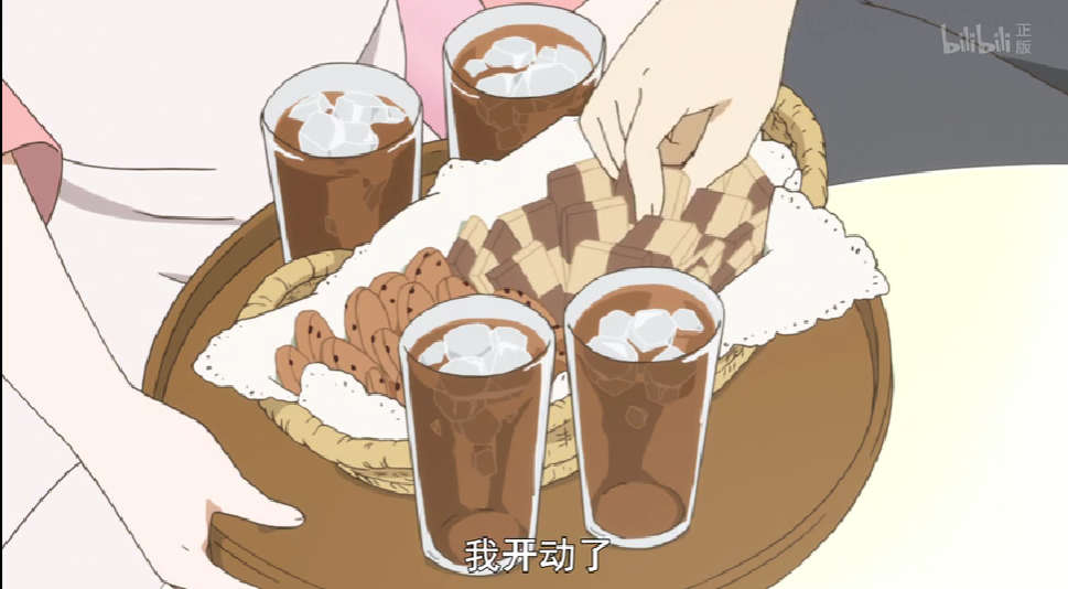 |#动漫里的各种美食#如果提高效率，当然是和周围的人一起卷了