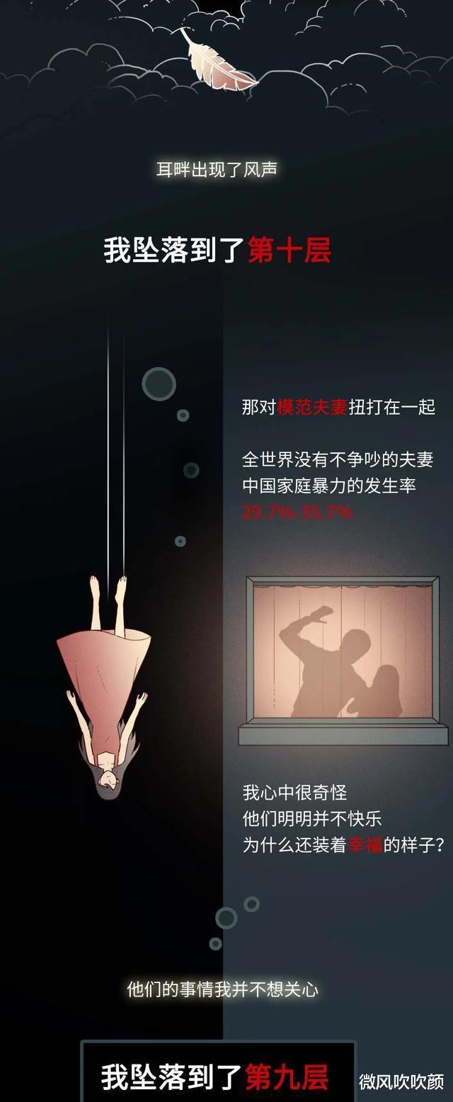 漫画|“跳楼”女孩自述：跳下去的一瞬间，我突然后悔了……（漫画）