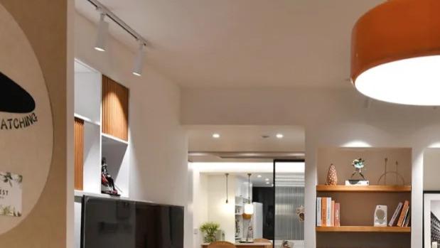 令人心动的85㎡混搭风设计，白、绿与木构造舒适空间！