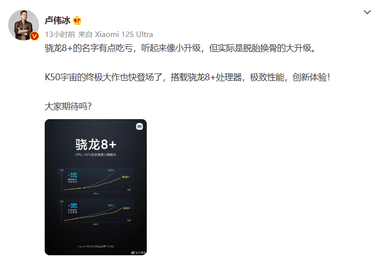 紅米手機(jī)|驍龍8+加120W快充，紅米最強(qiáng)旗艦殺瘋了！