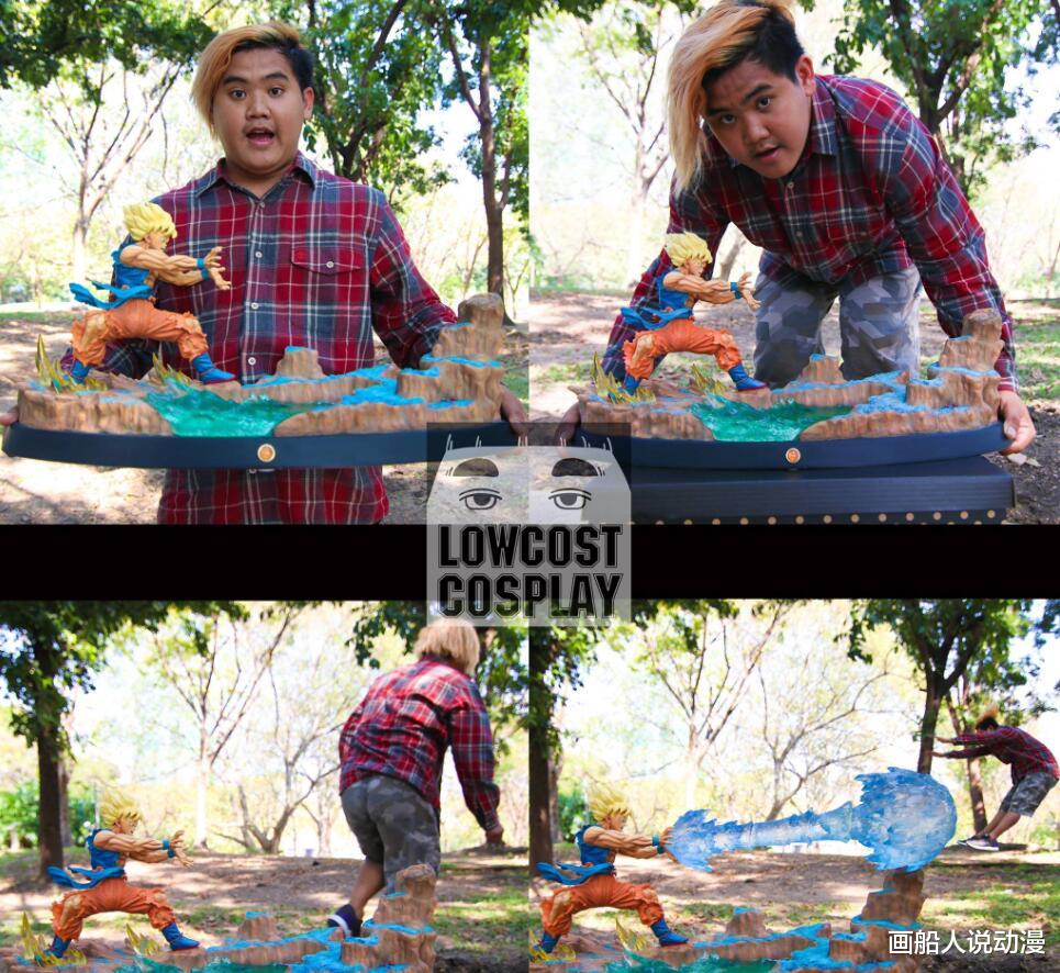 龙珠|泰国小哥cos的龙珠火了,悟吉塔孙悟空贝吉塔都不忍直视,都毁了