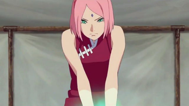 春野樱|火影:6张图1段人生,动漫女主角春野樱从小美到大,还会美到老