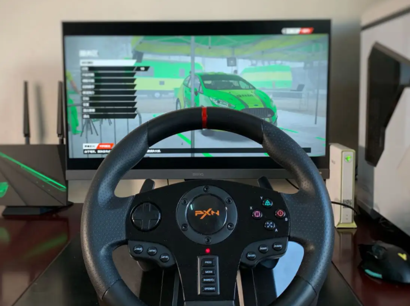 佳能|用方向盘玩驾驶游戏,和用手柄以及键盘玩,有什么区别