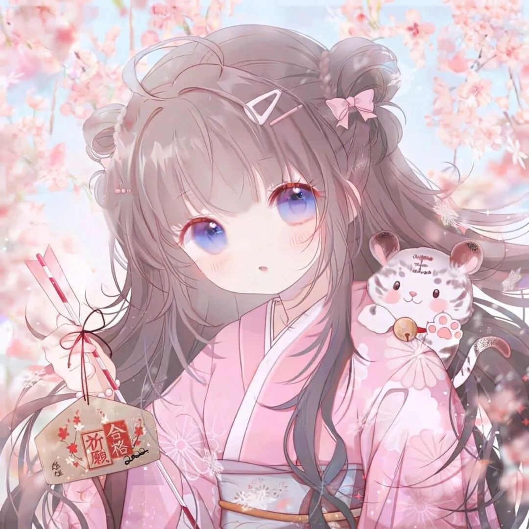 |动漫女生头像|爱总是在最深时,落下帷幕