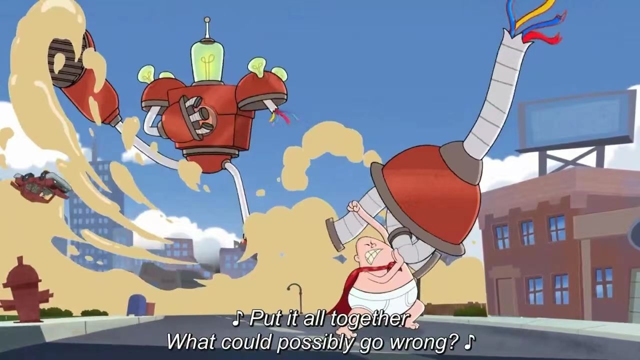 《Captain Underpants内裤超人》无所不能的内裤超人，内裤神功何尝不是我们曾做梦都想拥