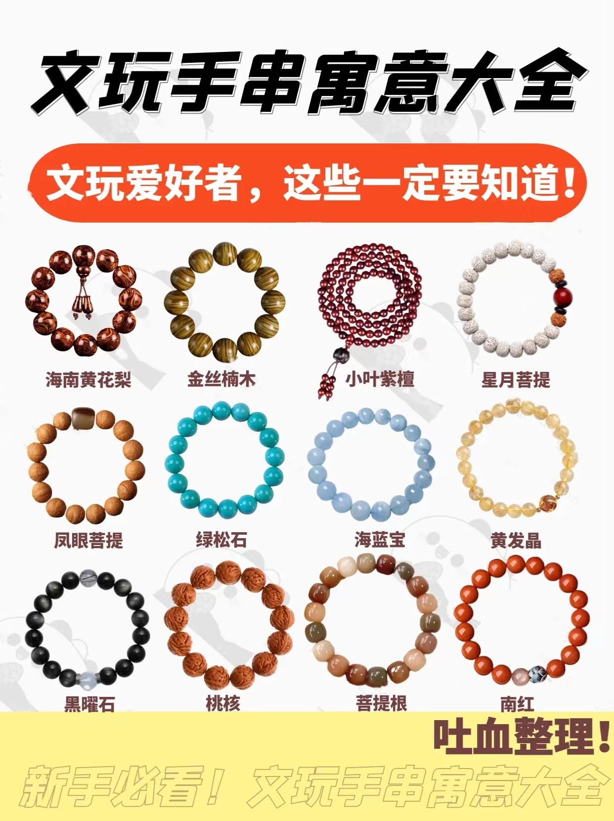 必看🌟学会文玩手串寓意get入门知识