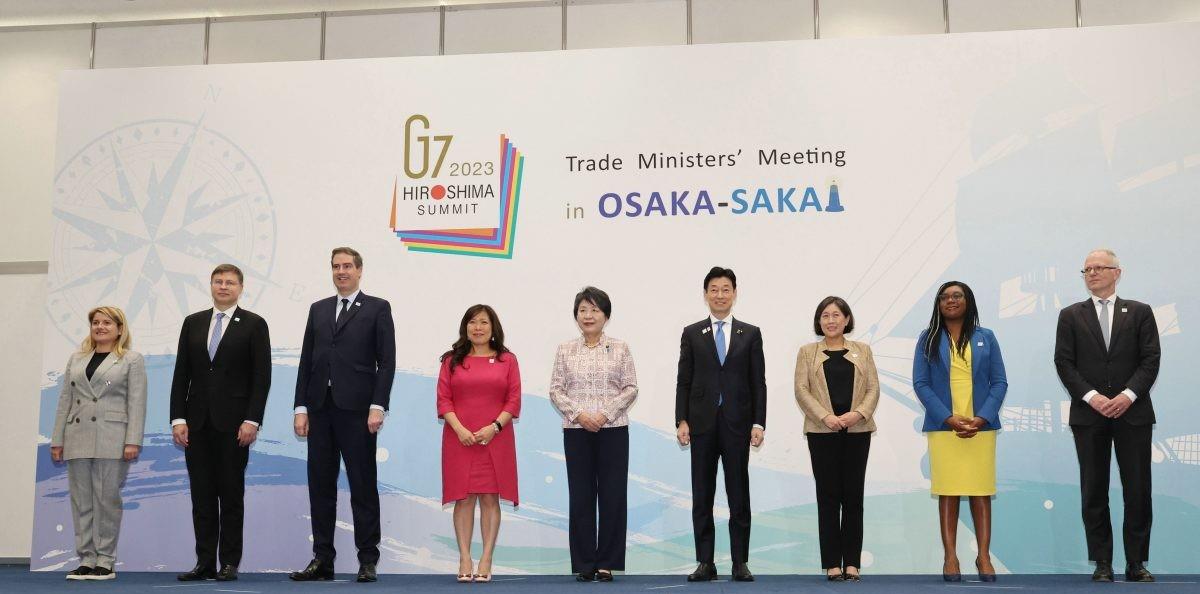 眼看西方G7不许中国禁止进口日本海产品，我方的回应来了，我驻日使馆表示，敦促西方