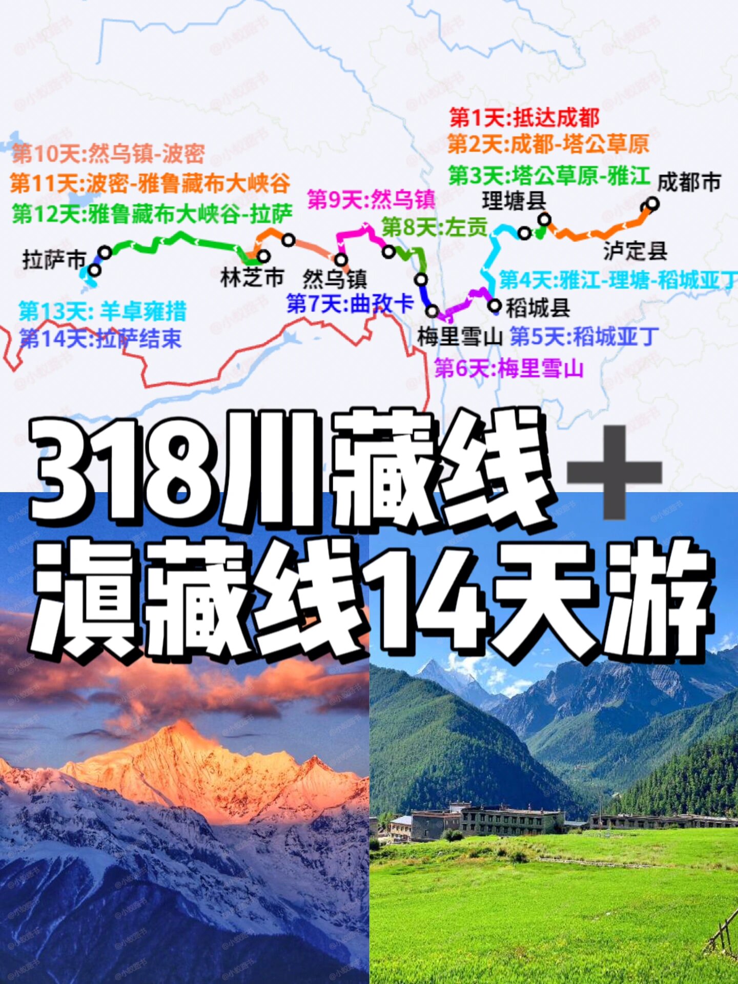 318川藏线➕滇藏线傻瓜式攻略🔥