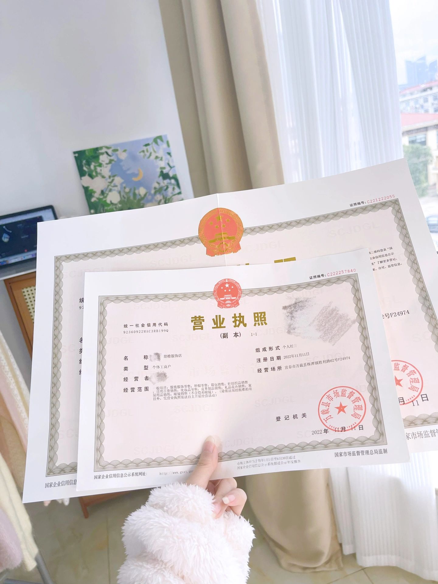 1天营业执照拿到手#代办营业执照#