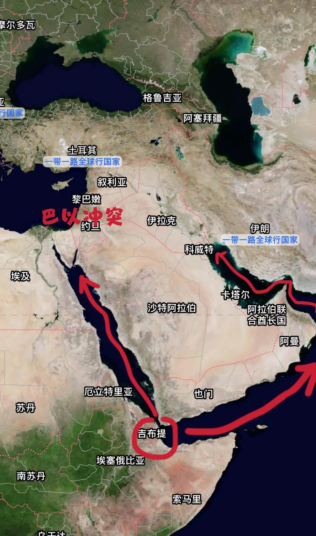 咱们部署在中东护航的6艘军舰，2驱2护2补，带导弹208发，依靠附近的吉布堤保障