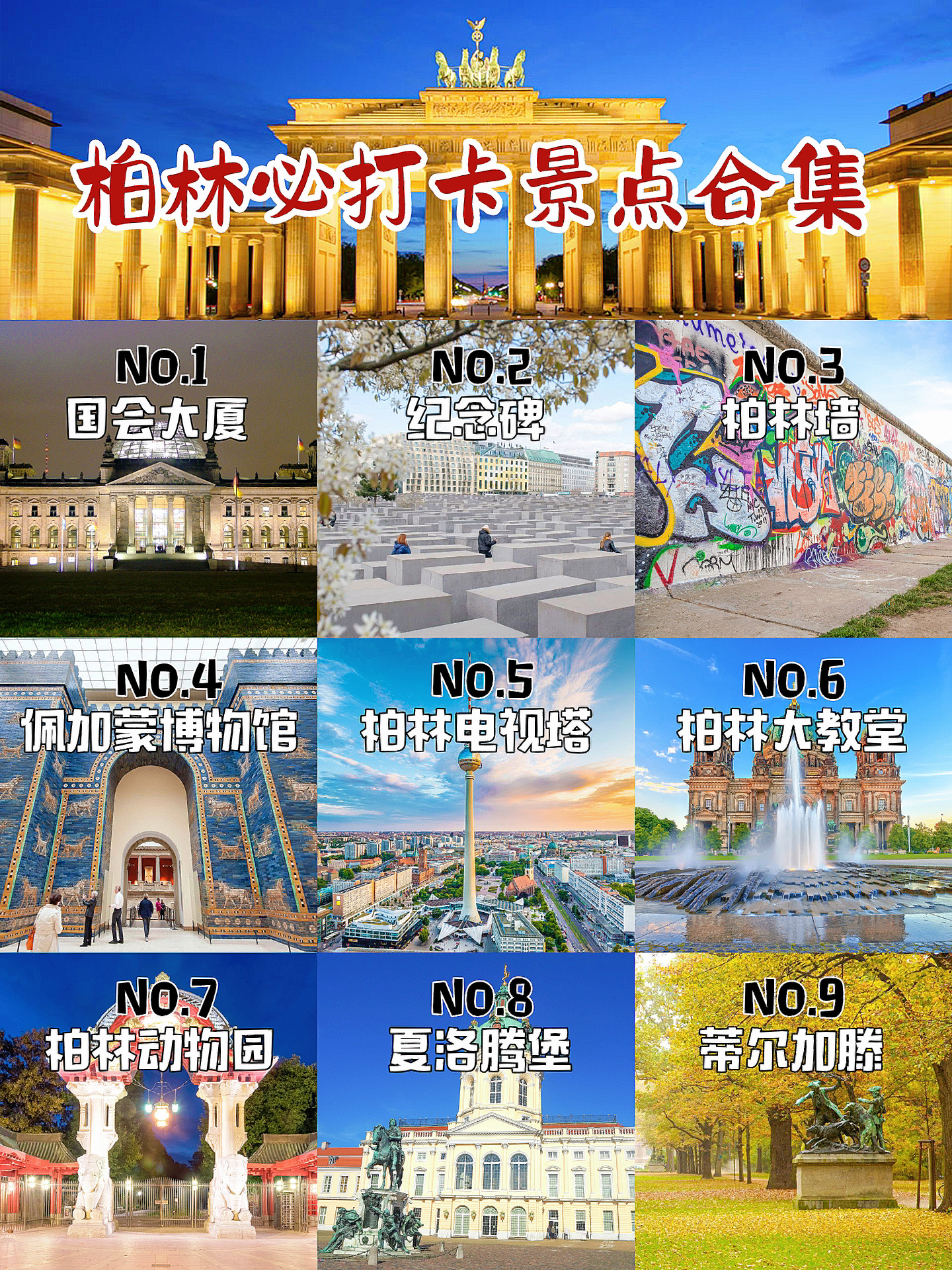 德国柏林旅行｜必打卡景点合集‼️熬夜整理