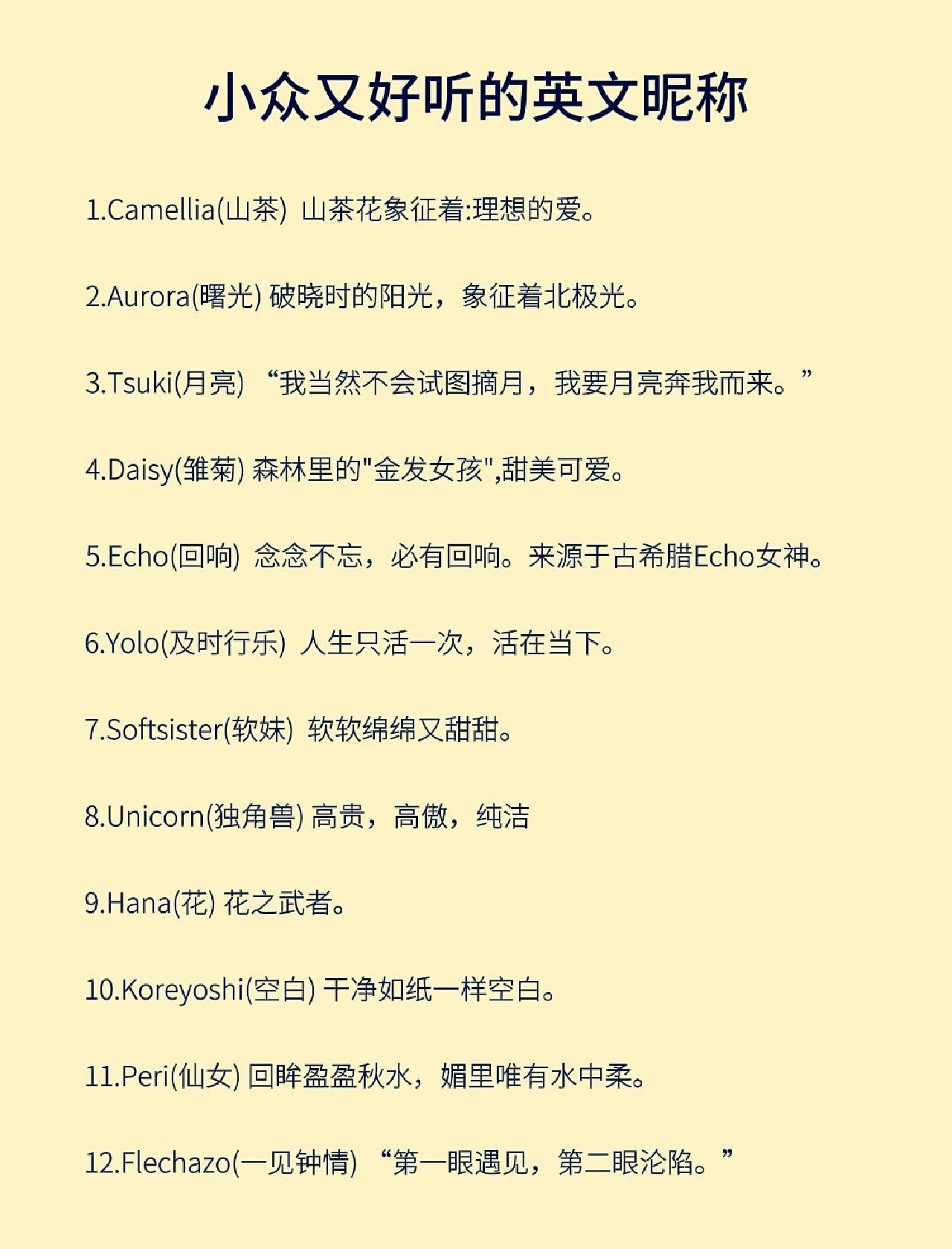 小众英文男网名#英文名字男#