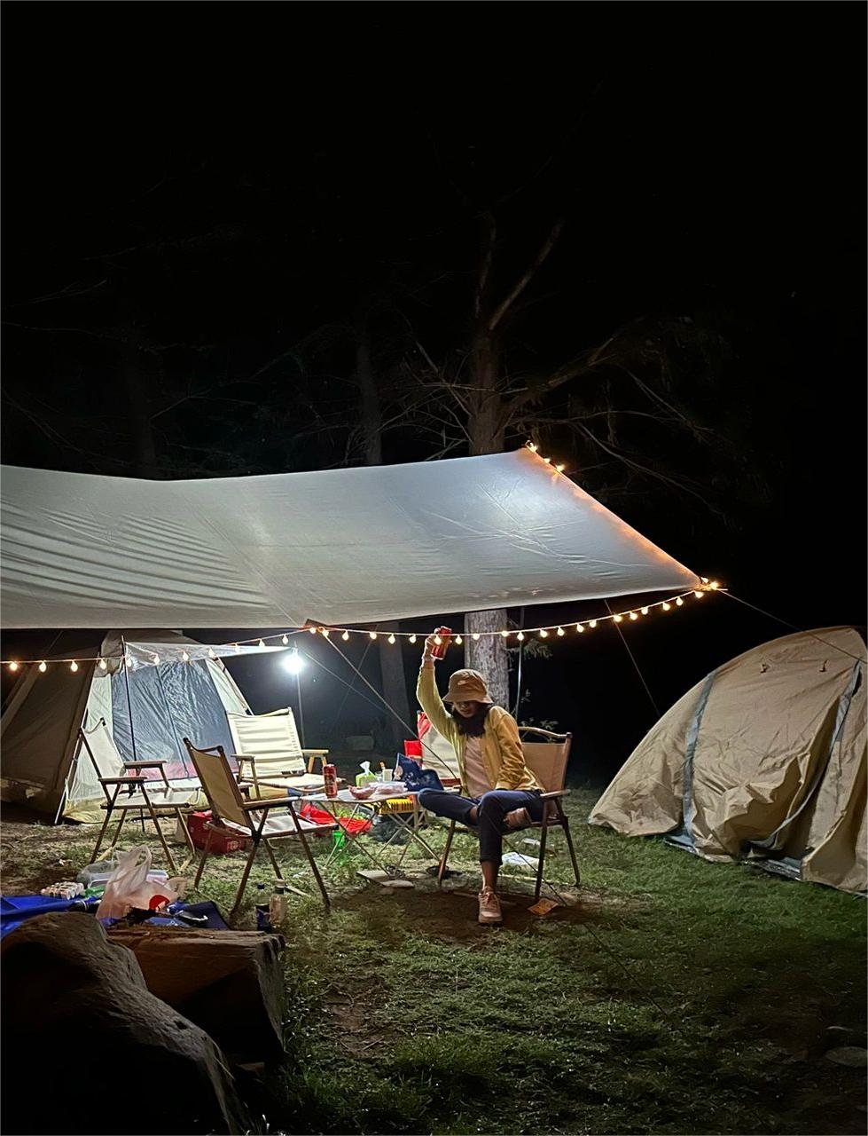 长寿湖露营⛺️ 第一次露营 成功！！