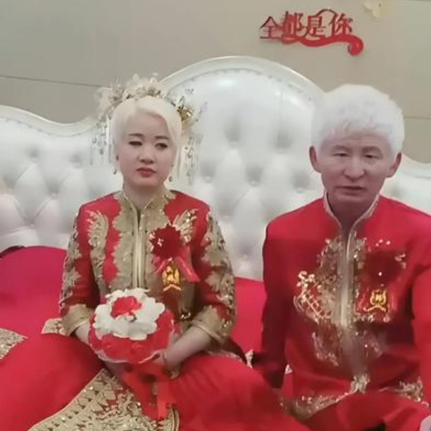 这个新娘是真漂亮，新郎真有福气


