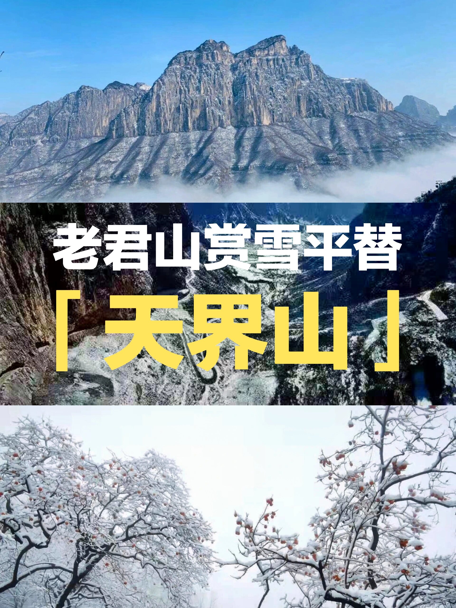 距郑州2H | 被忽略的天界山雪景