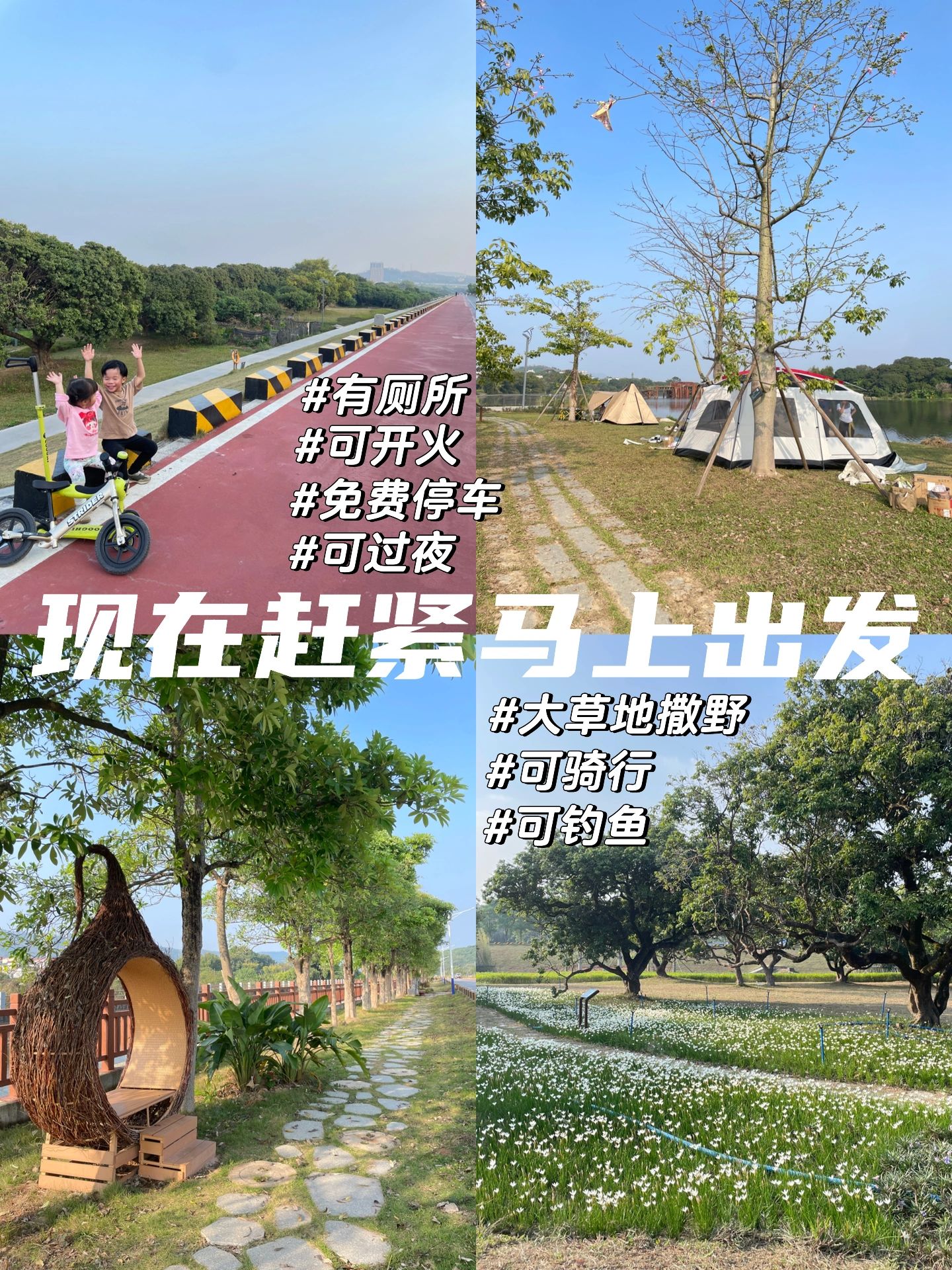 广州从化新晋免费露营地｜赶紧马上现在出发