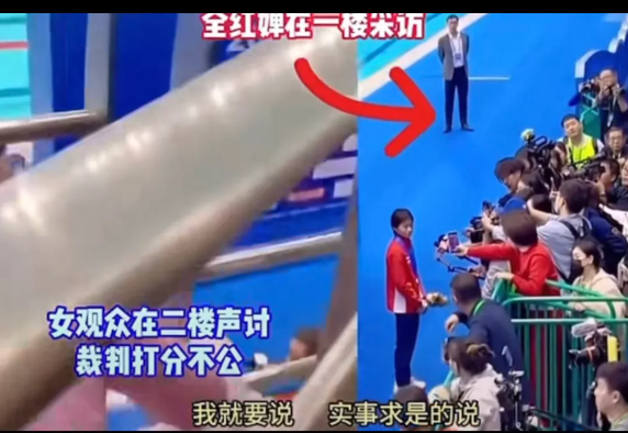 媒体才是全红禅取得亚军事件背后的推手。陈芋汐夺冠后，采访区只有两家媒体采访，而身
