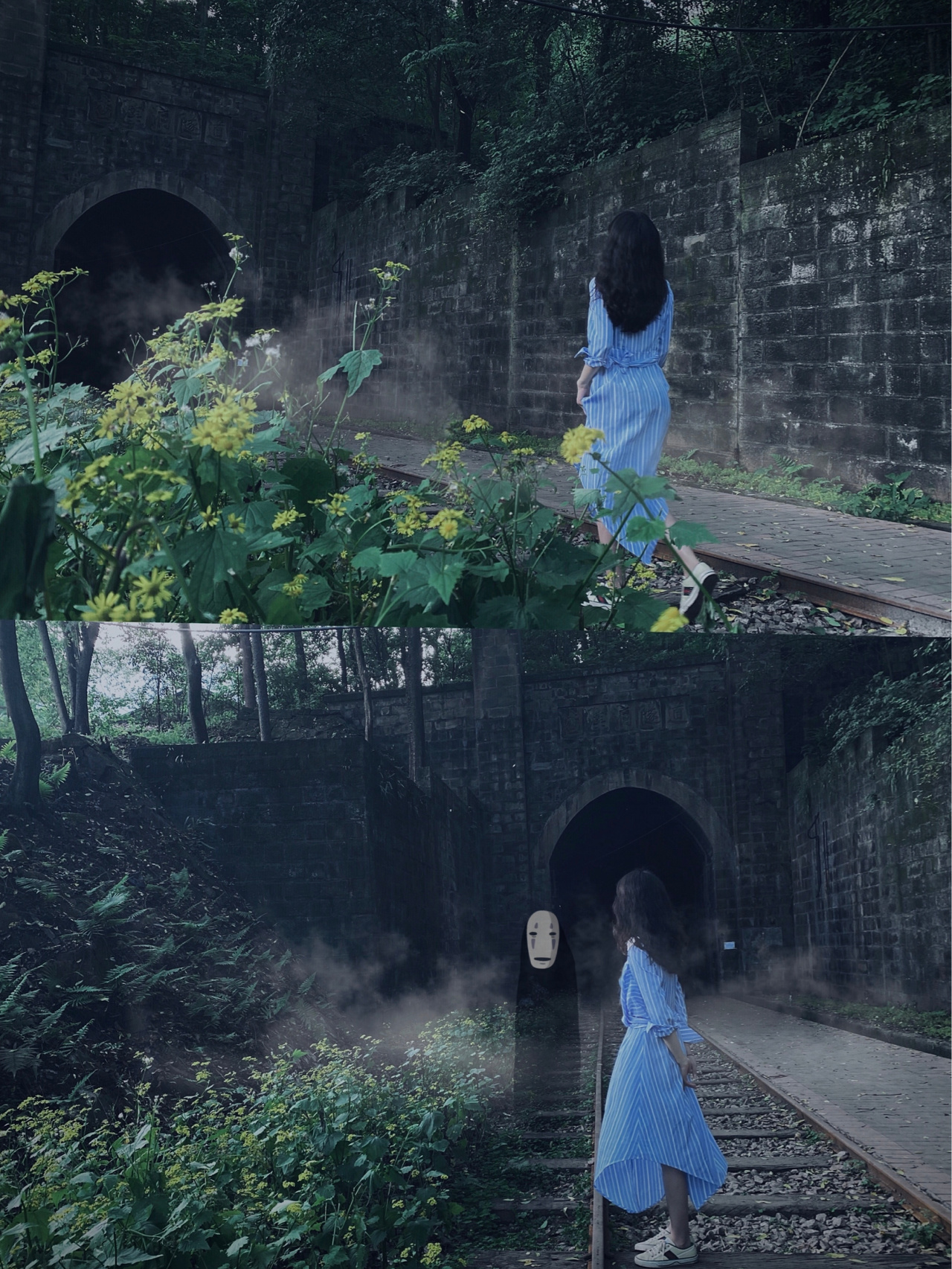 重庆📍拍照打卡千与千寻同款渣滓洞隧道