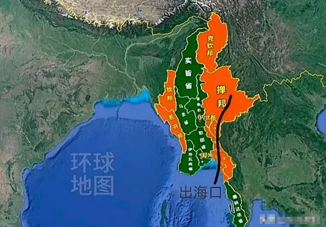 雨淋地图已打开！就在近日，缅甸军方威胁称要对果敢及周边地区进行大规模空袭，然后昨