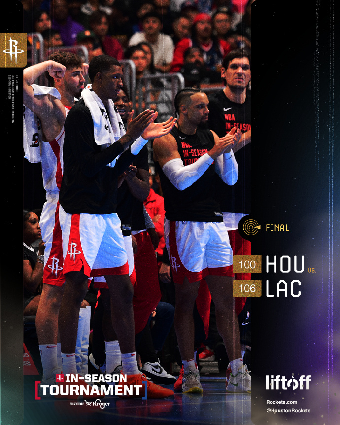 【哈登亲手终结火箭连胜】

六连胜的火箭遇到六连败的快船，两队厮杀到最后一分钟，